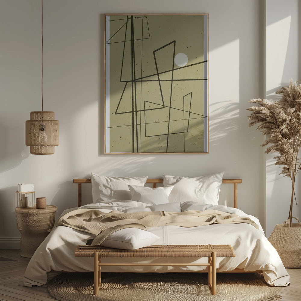 Angular Lines no 9 Poster